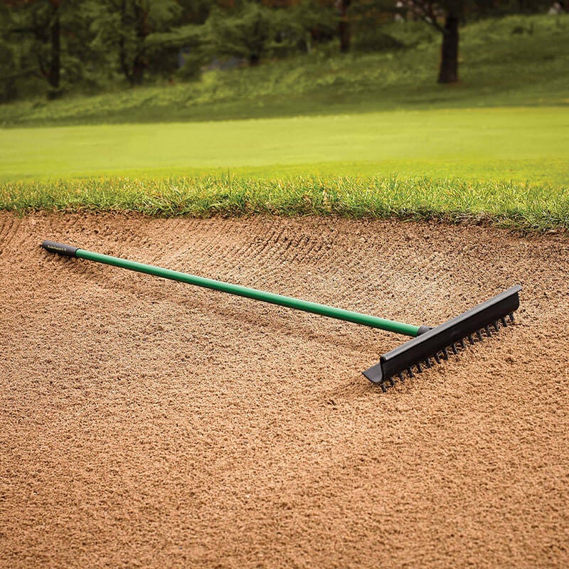 Personal outlet golf rake