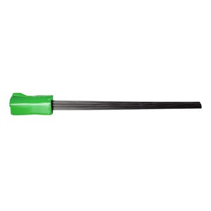 Blackburn - 4" X 5" Green Flag With 21" Wire Staff, Pack of 100