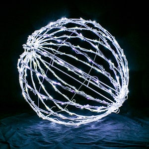 32" LED Folding Light Sphere - Cool White