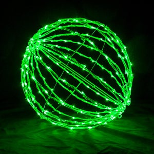 32" LED Folding Light Sphere - Green