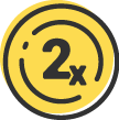 2x rewards