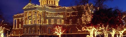 Courthouse with C9 Lights