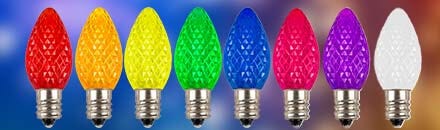 C7 LED Bulbs