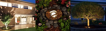 Centennial brass and Classic series in-ground lights
